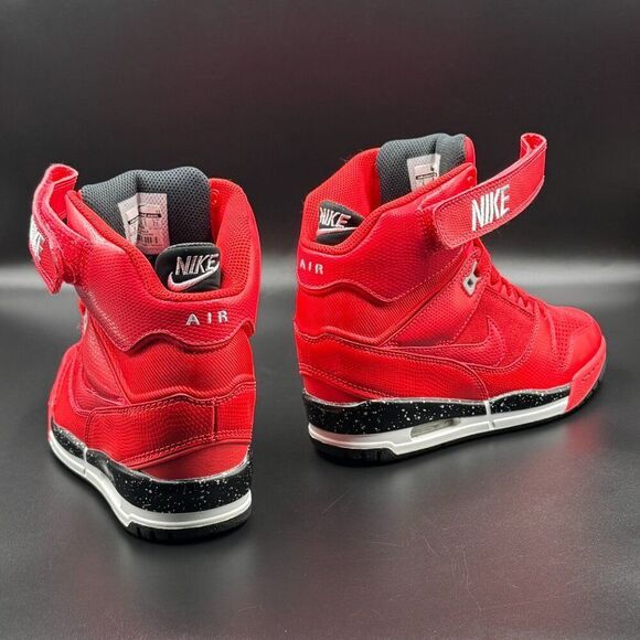 Wmns Air Revolution Sky Hi Wedge 'Action Red' - Picture 7 of 12